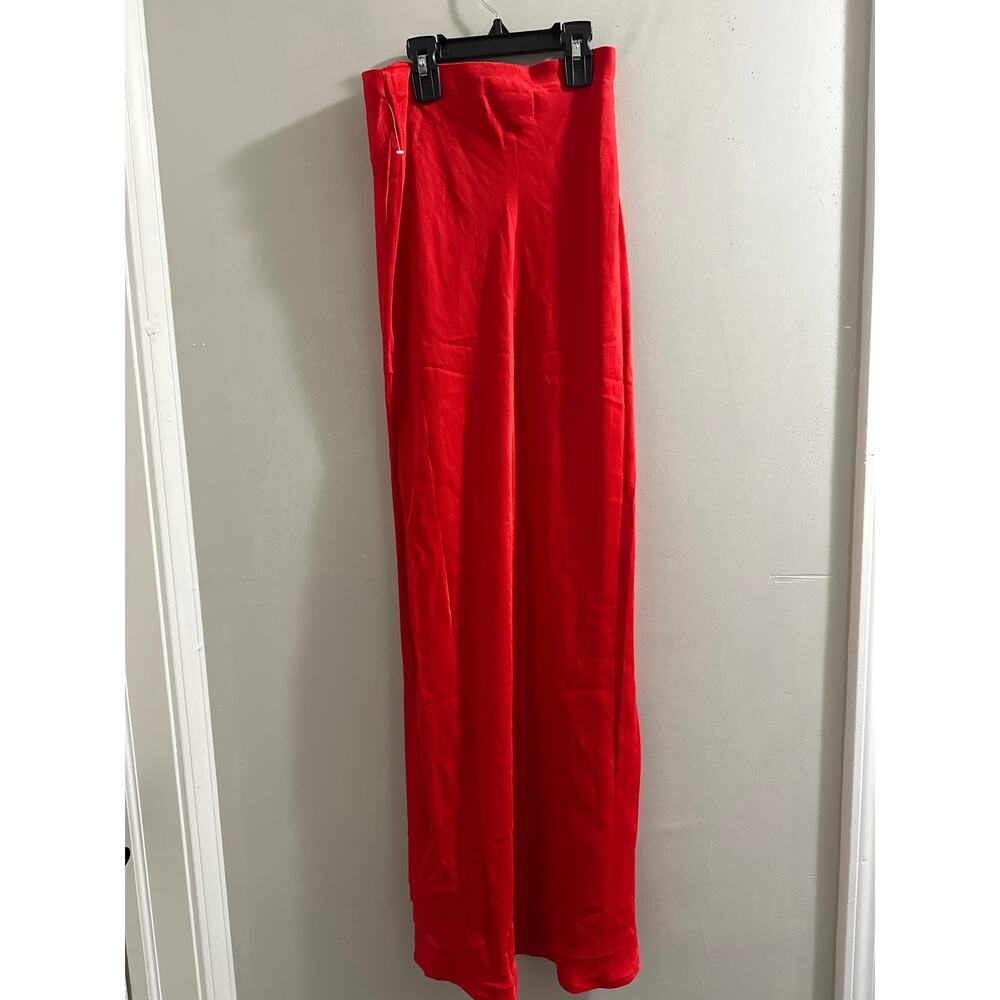 Anthropologie The Tilda Maxi Slip‎ Skirt in Red size XXS - Picture 8 of 8